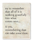 gratitude walk storyblock