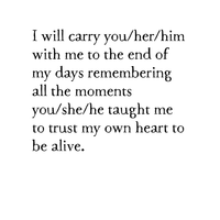greeting card: heart lessons