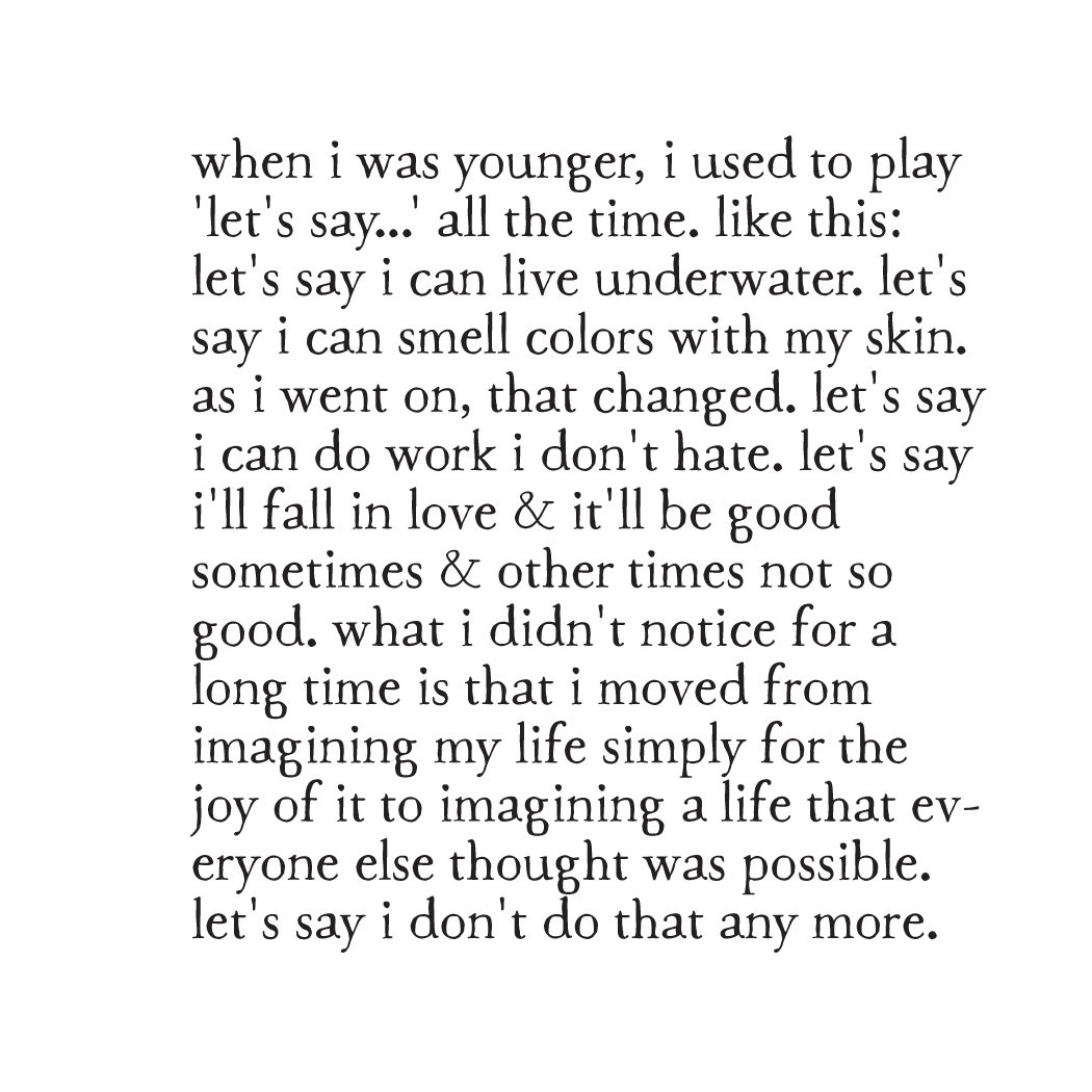 let's say art print