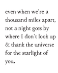 greeting card: no distance between