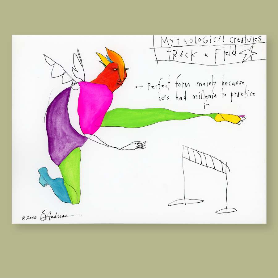 original watercolor: 'perfect form'