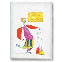 greeting card: quiet invitation