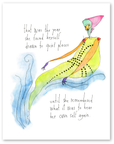 quiet places art print