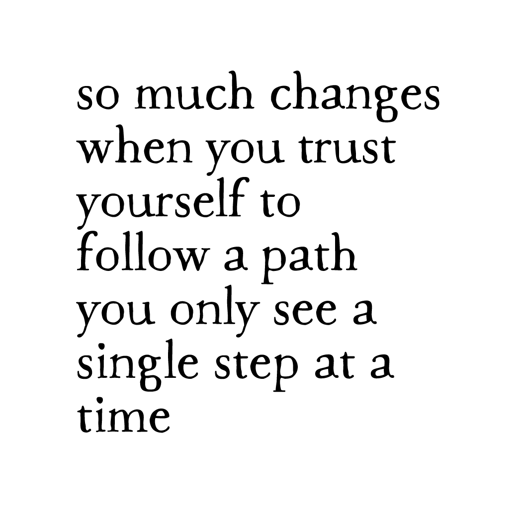 single step art print