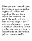 greeting card: the gift of you