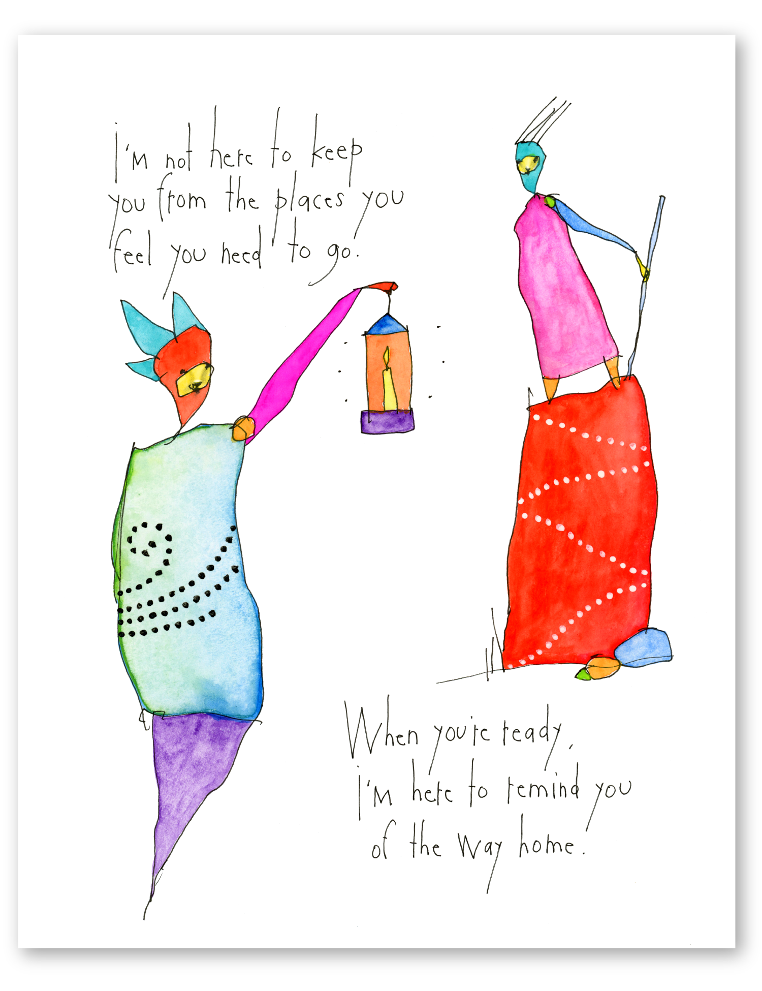 the way home art print