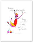 glitter art print