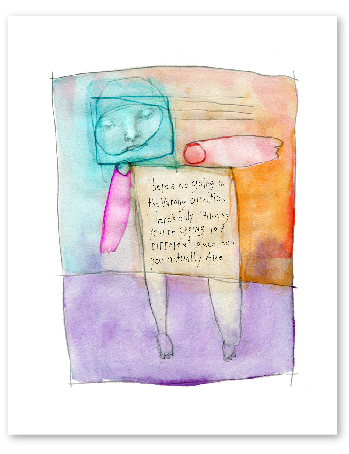 a different place art print