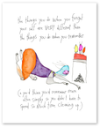 clean up art print