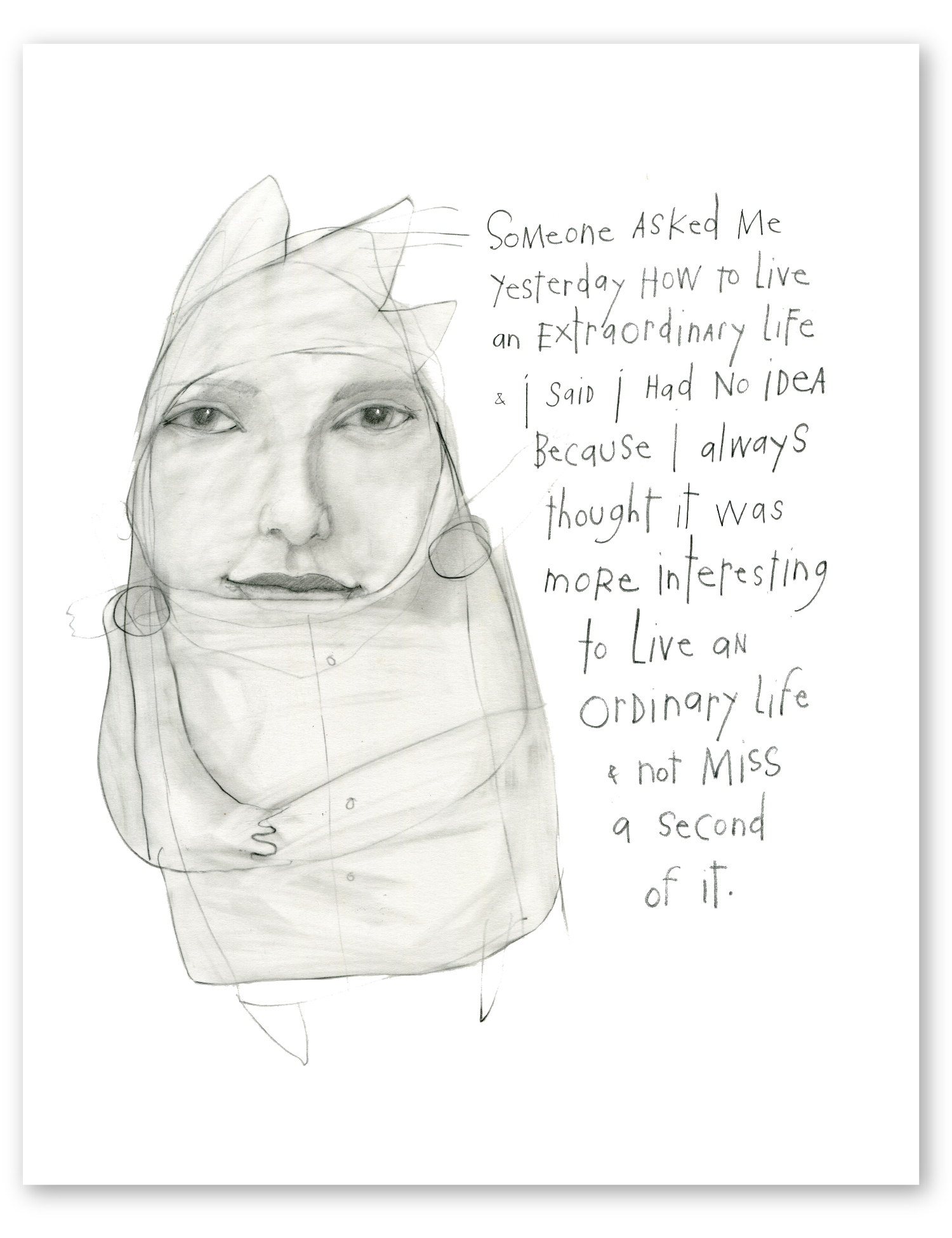 extraordinary life art print