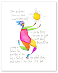 invitation of the day art print