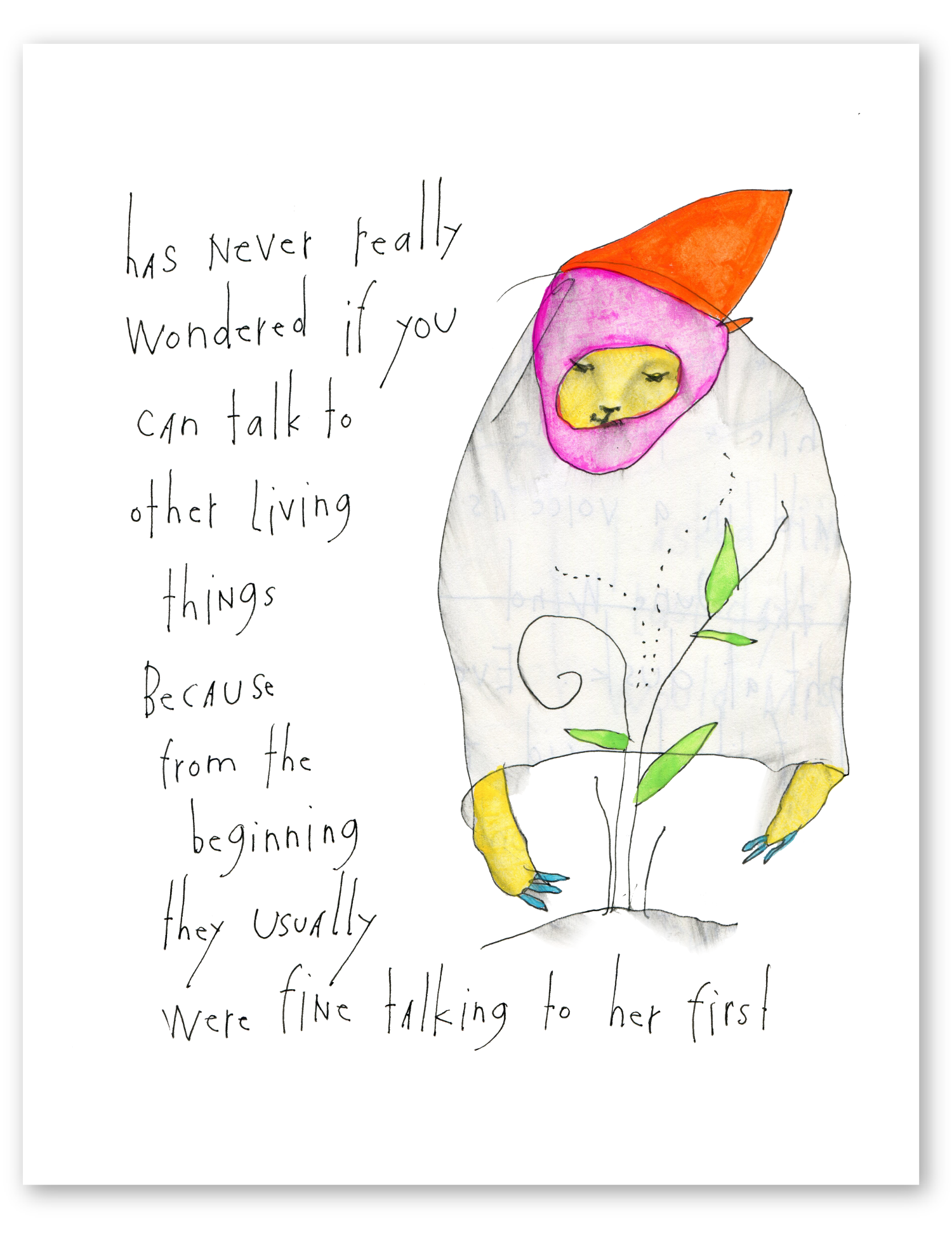 listen first art print