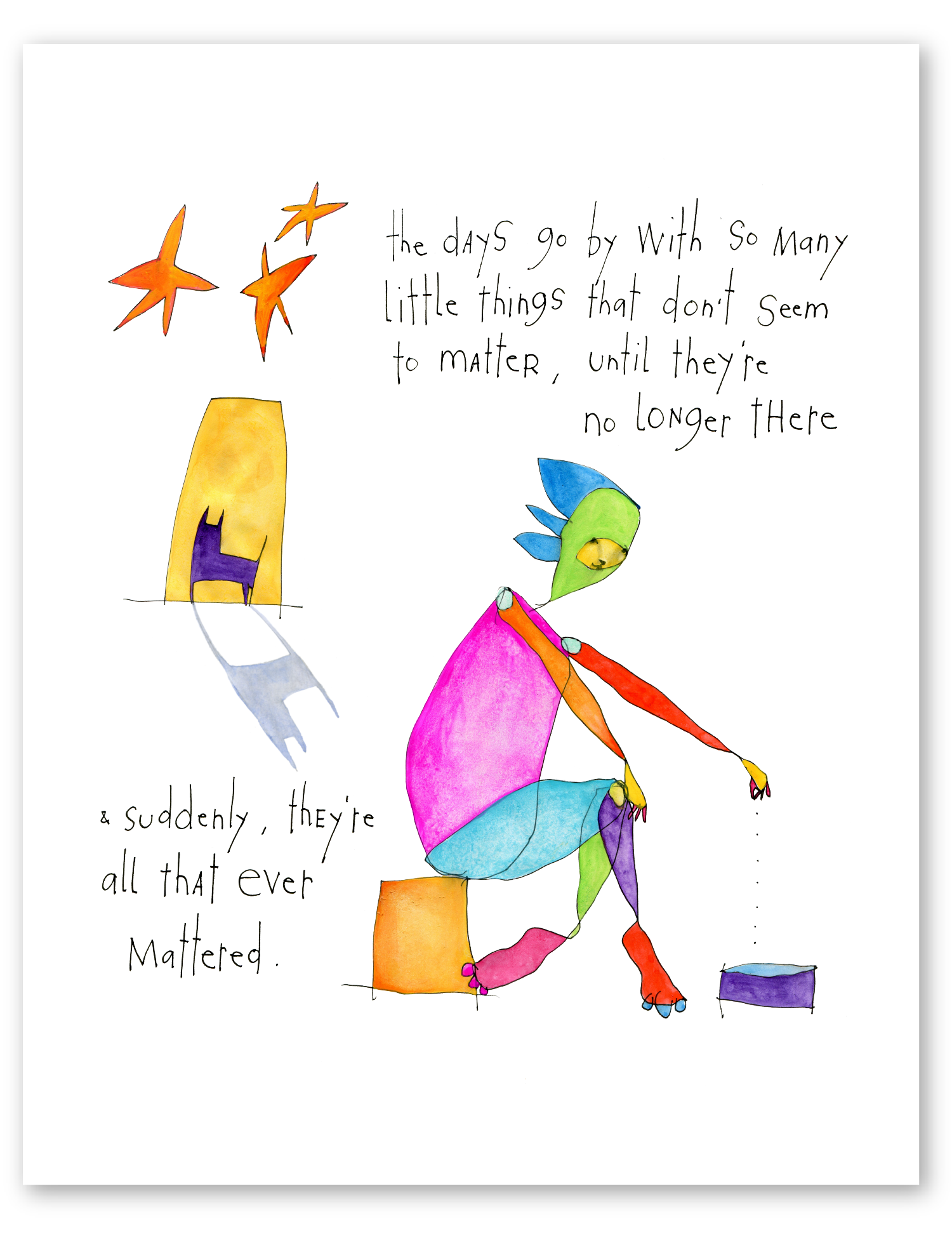 little matters art print