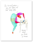 little means art print