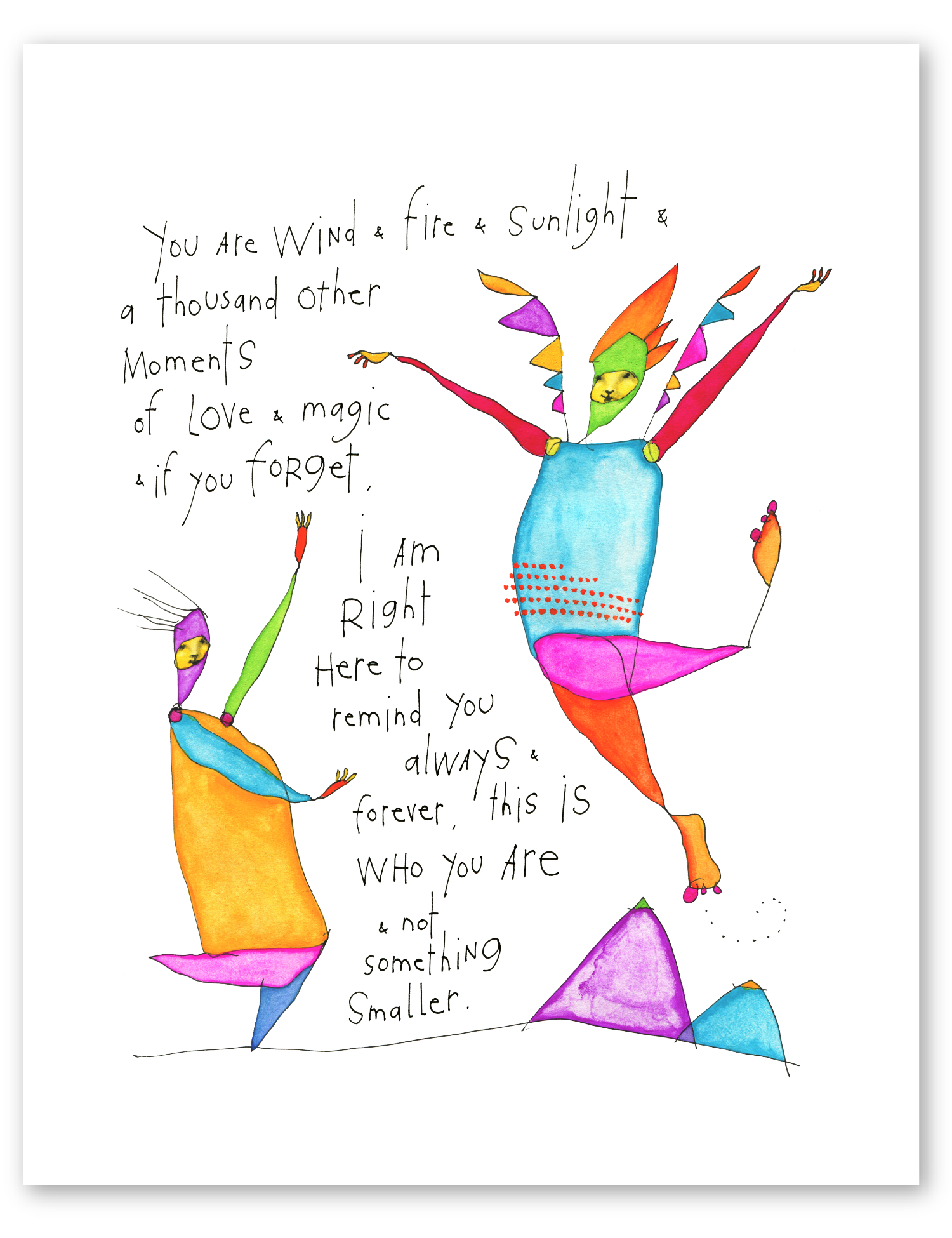 love & magic art print