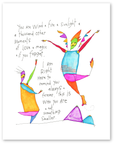 love & magic art print