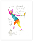 maybe art print