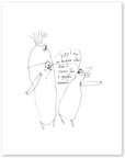 no other reason art print