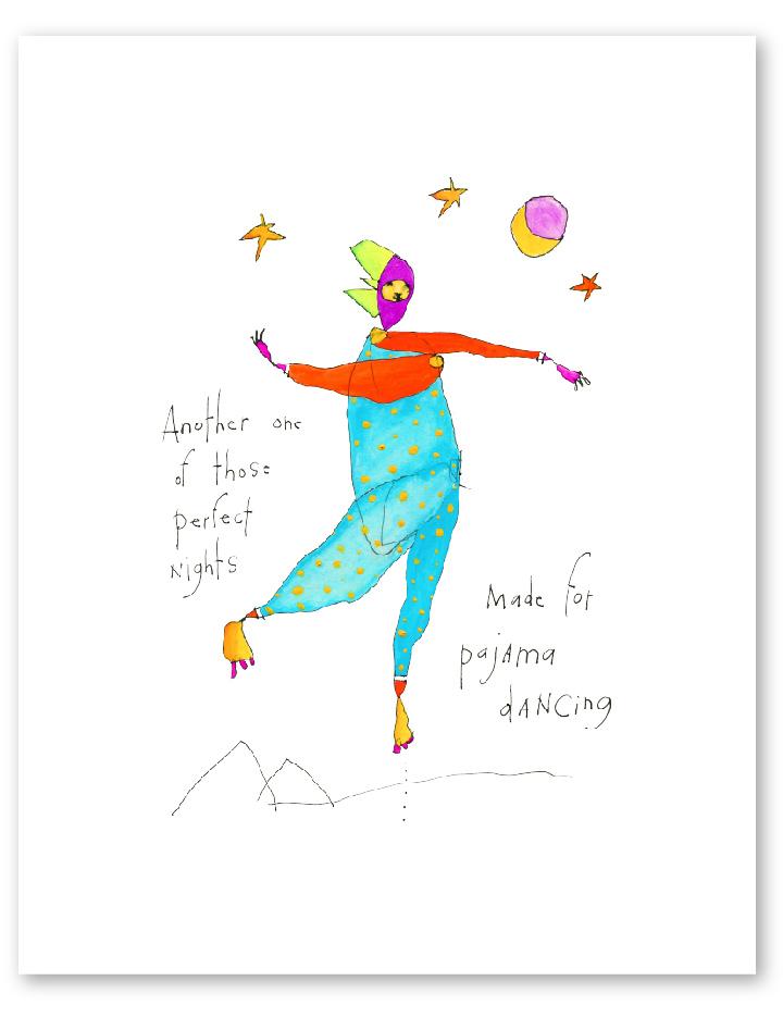 perfect night art print