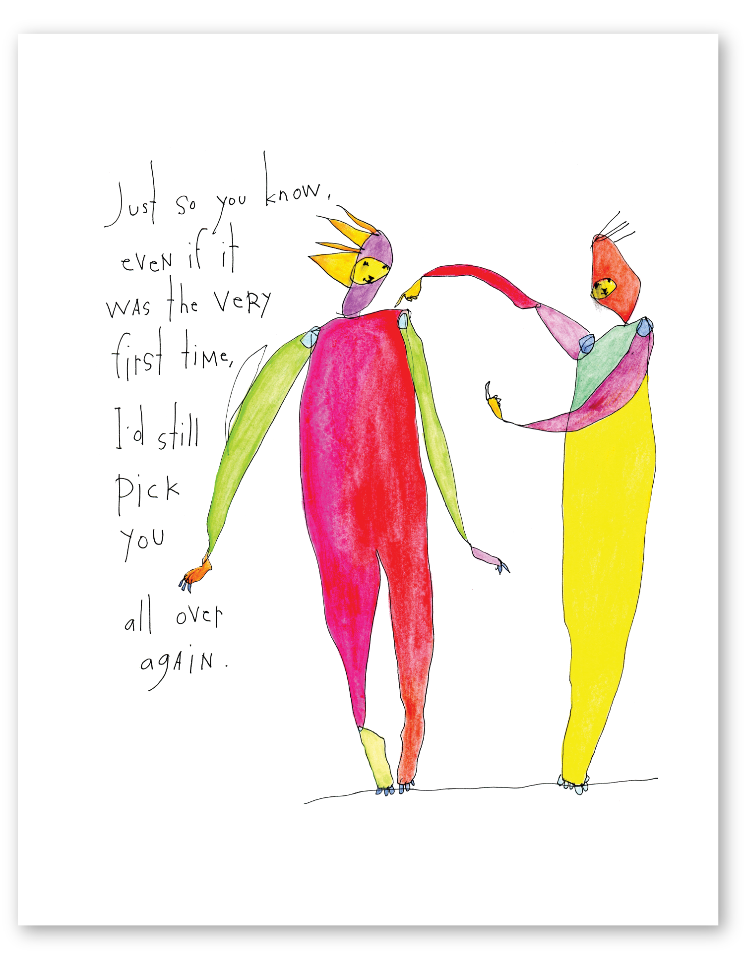 perfect pick art print