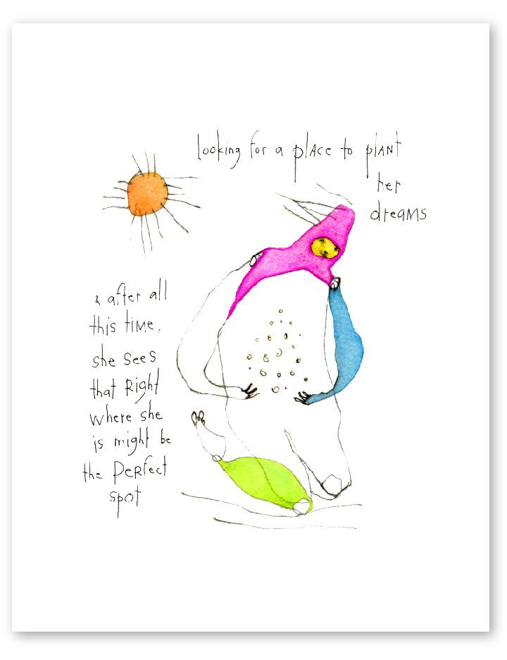 perfect spot art print