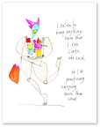 practice carry art print
