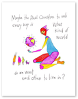 real question art print
