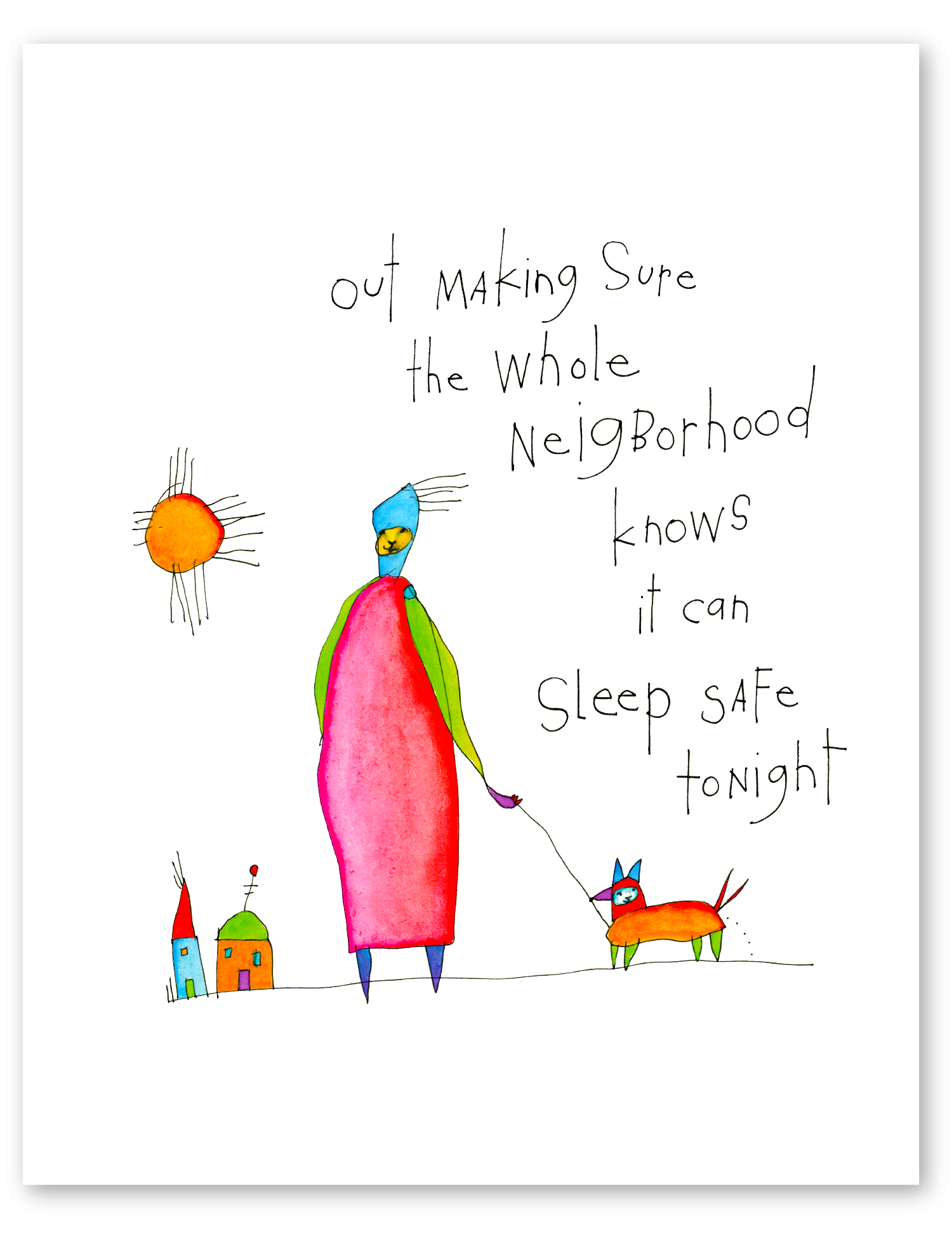 safety patrol art print