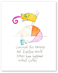 coffee evolution art print