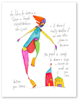 solo performance art print