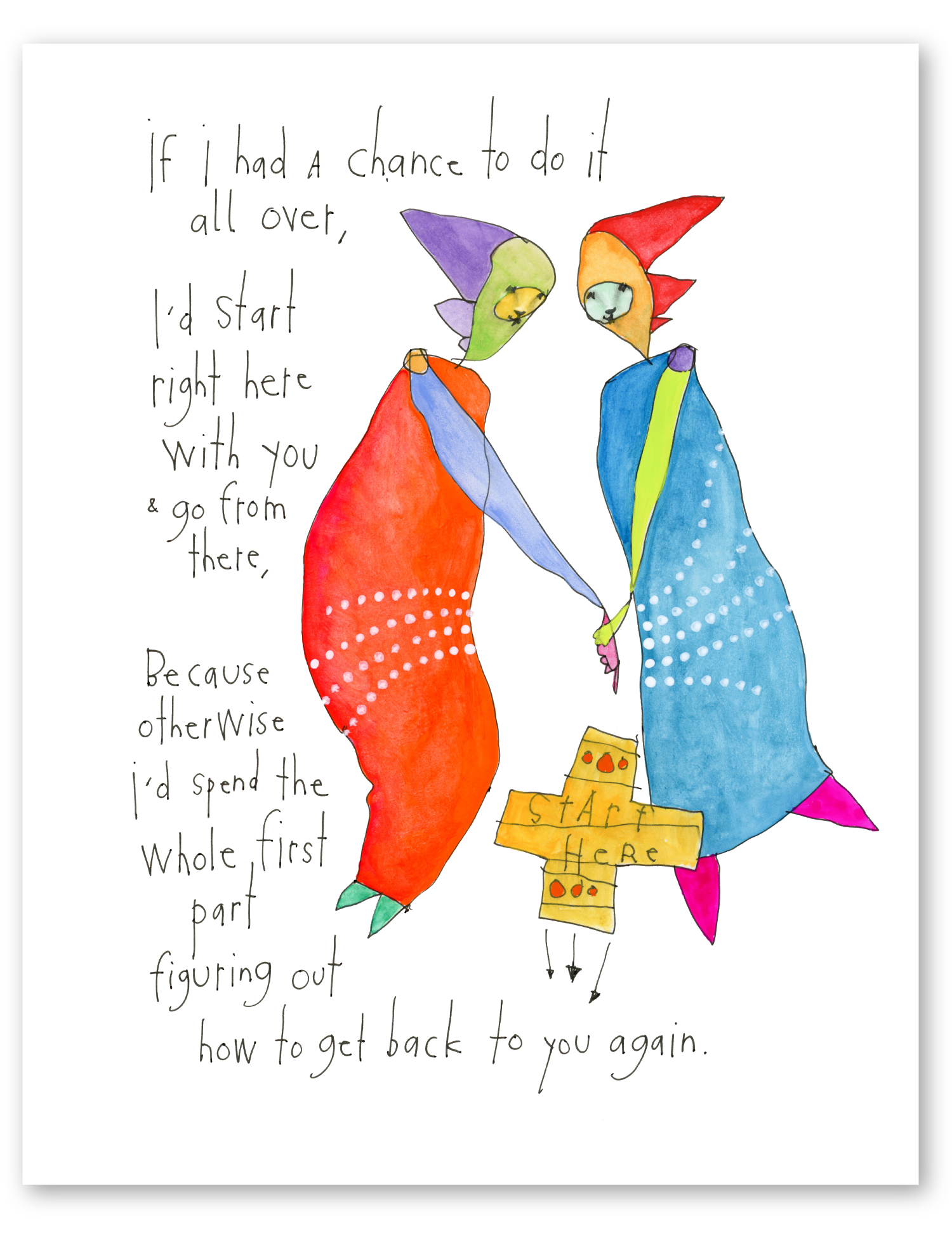 back to you art print