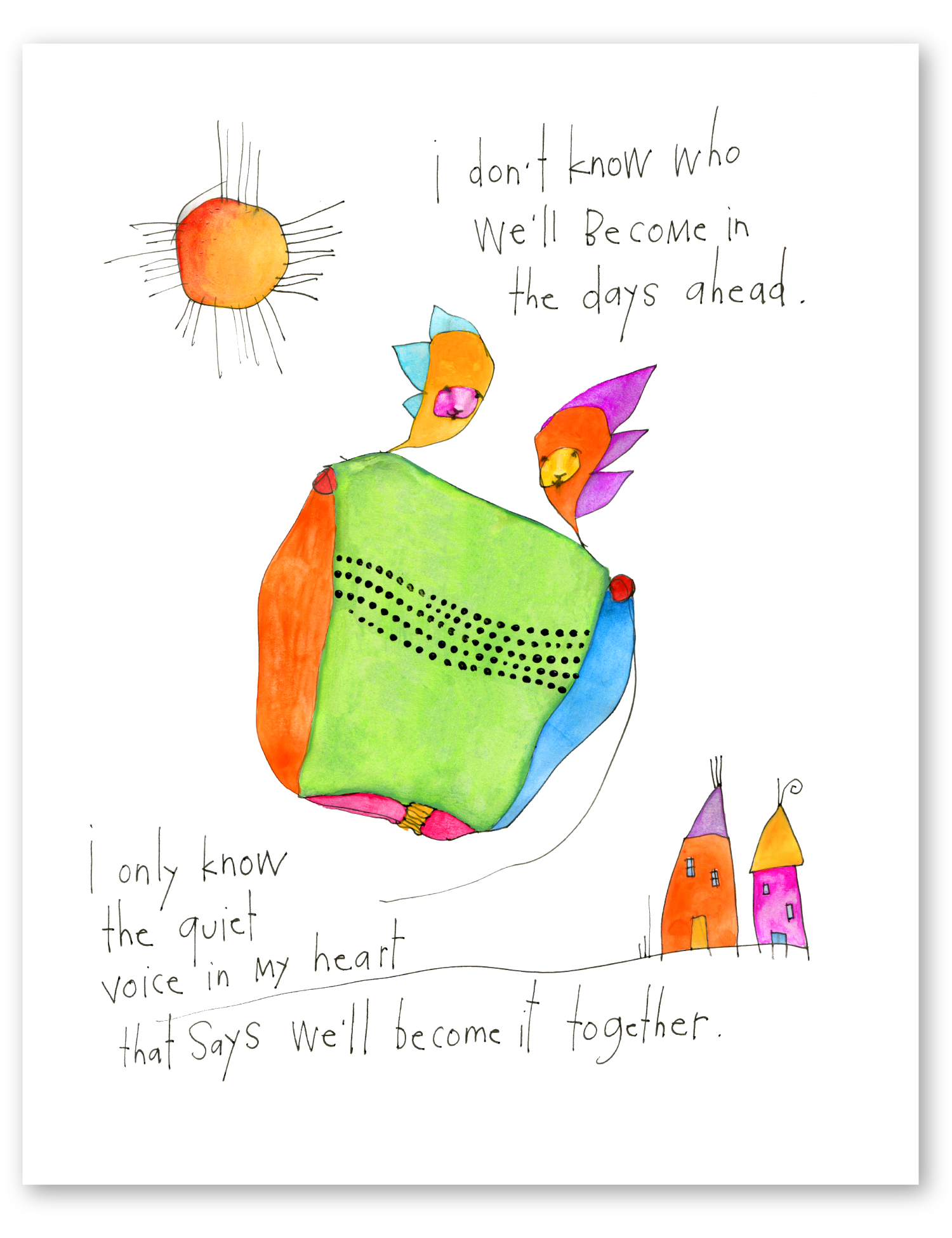 being together art print