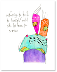 voice of reason art print