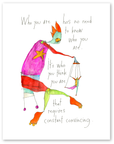 high maintenance art print