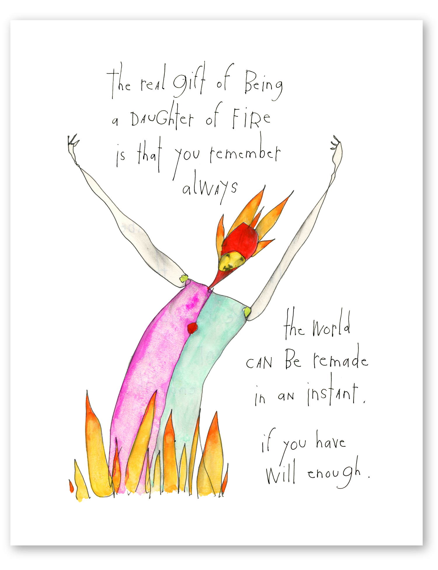 daughter of fire art print
