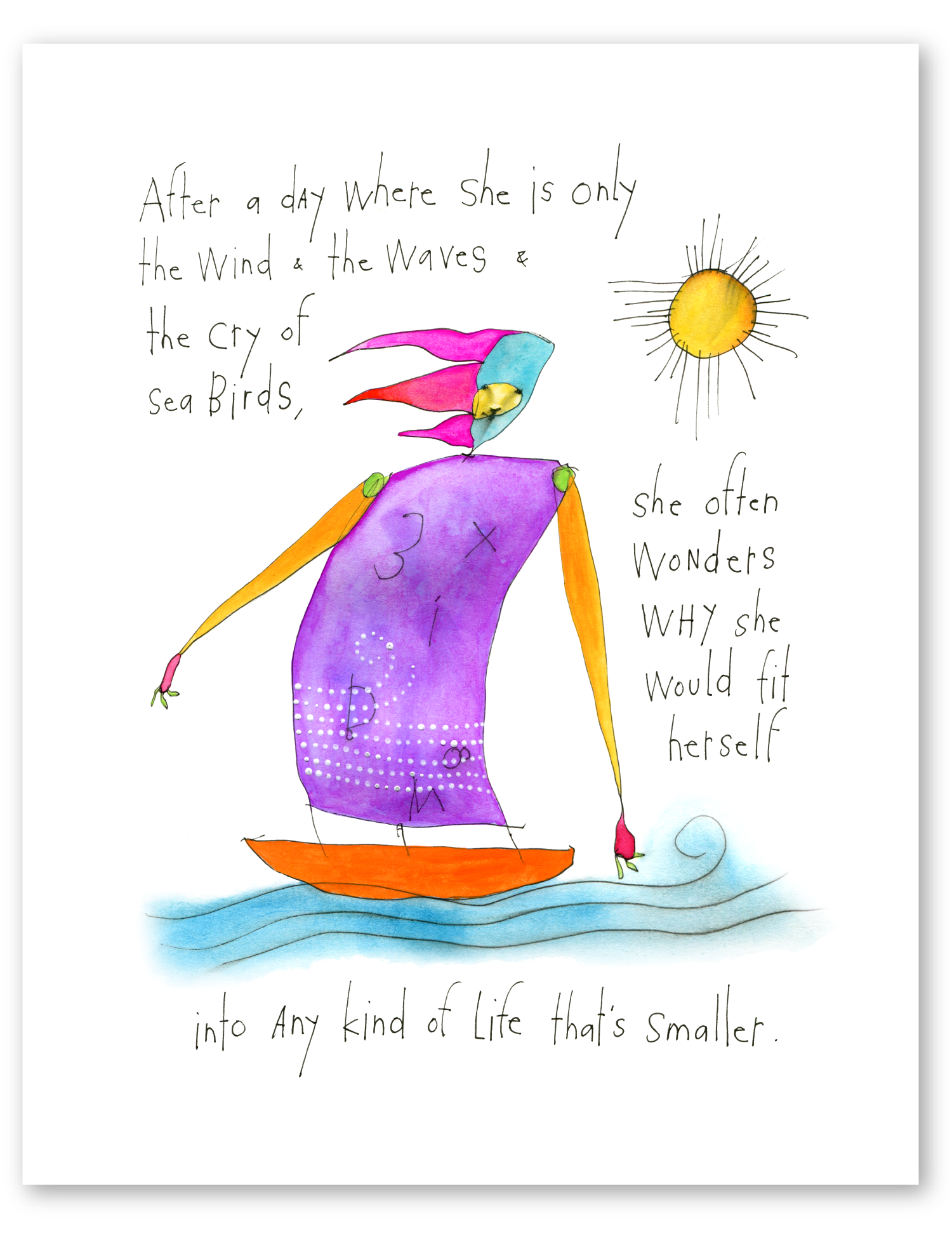 daughter of the sea art print