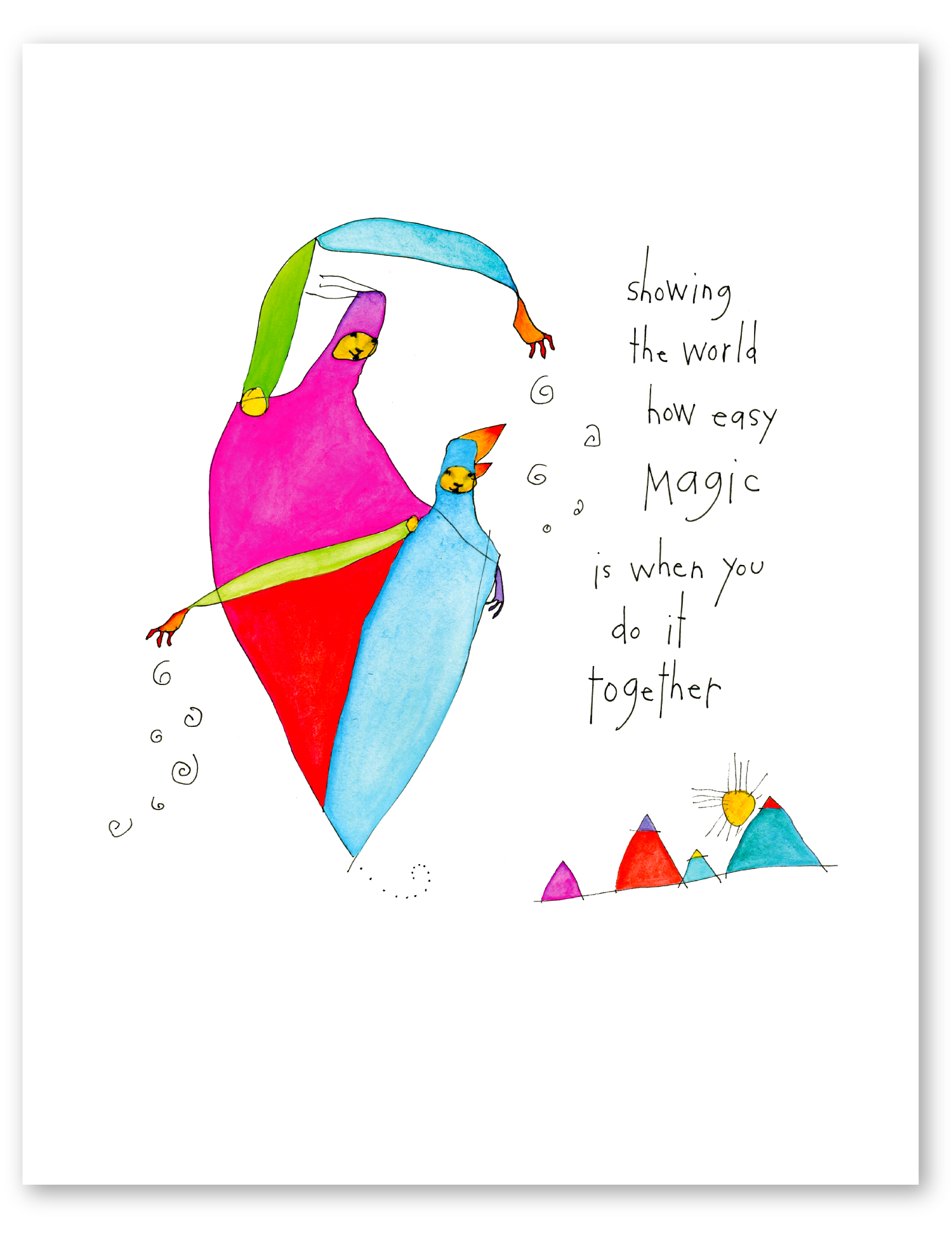 easy magic art print