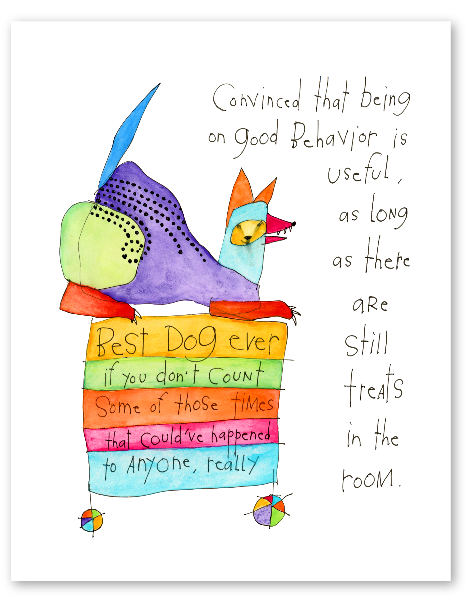 good behavior art print