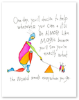 help wanted art print