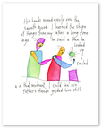his hands art print