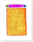 how to write art print