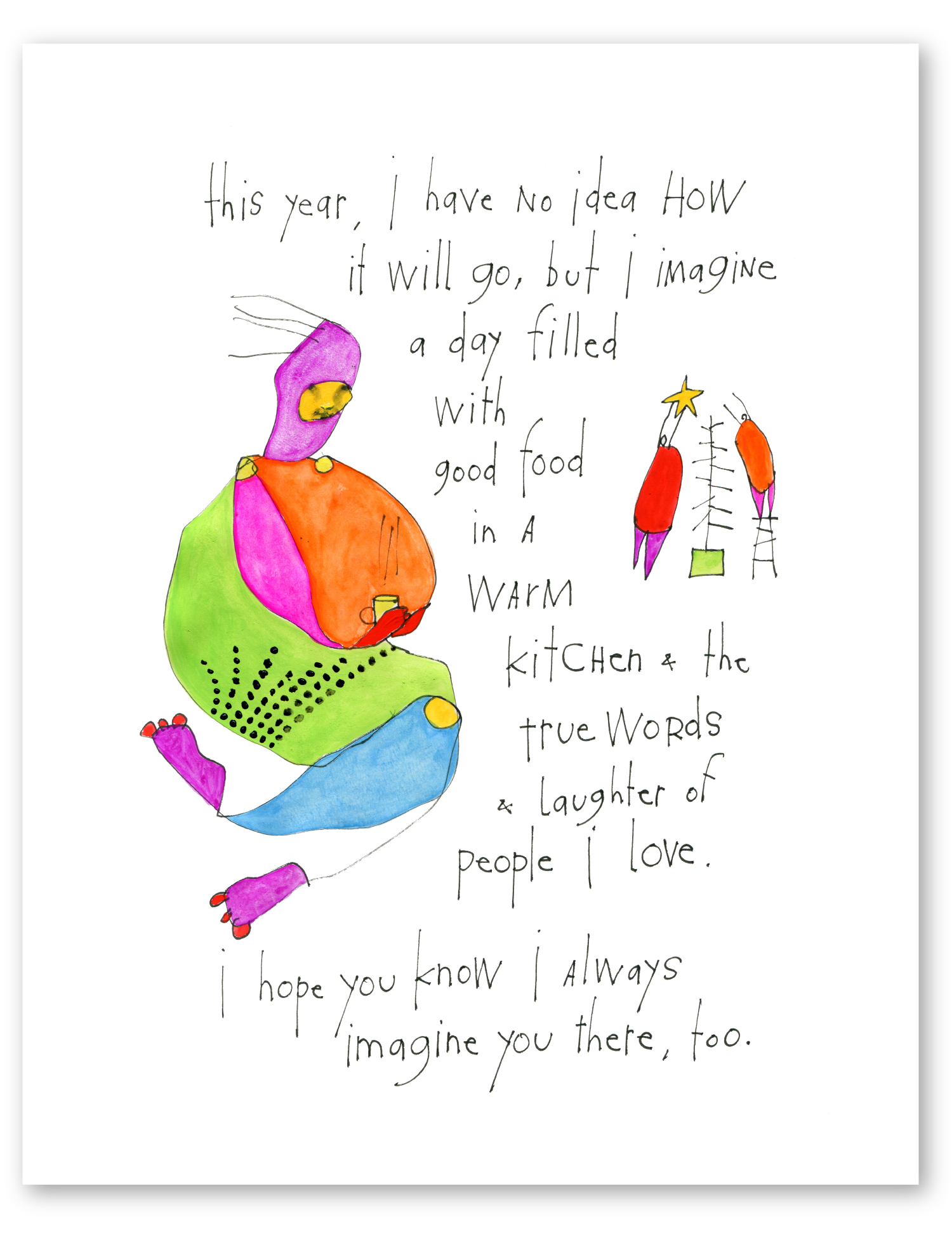 imagine this art print