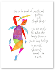 insufficient patience art print