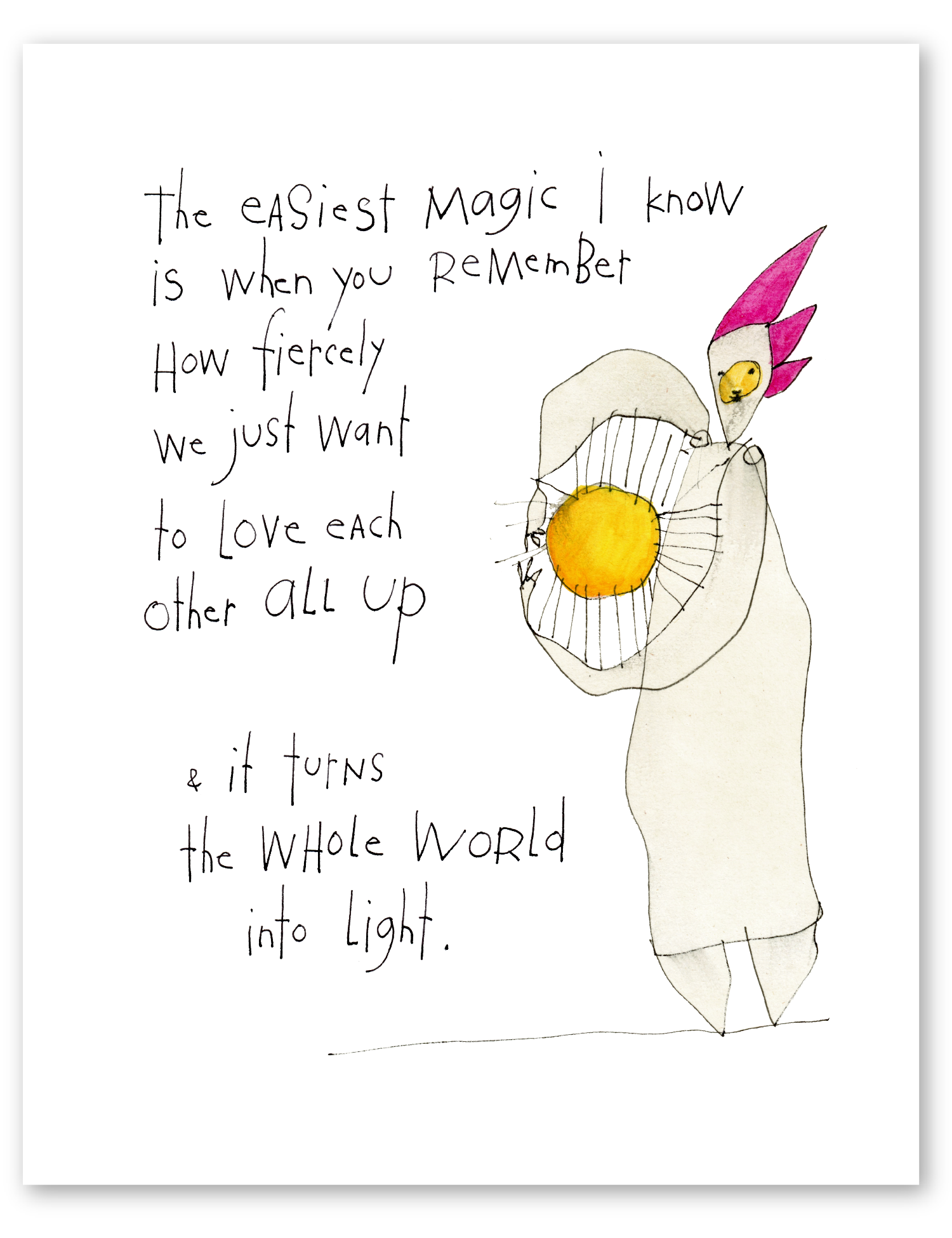 into light art print