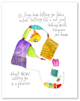 letting go art print