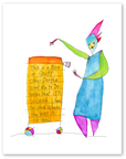 lock box art print
