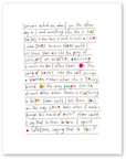 love looks art print
