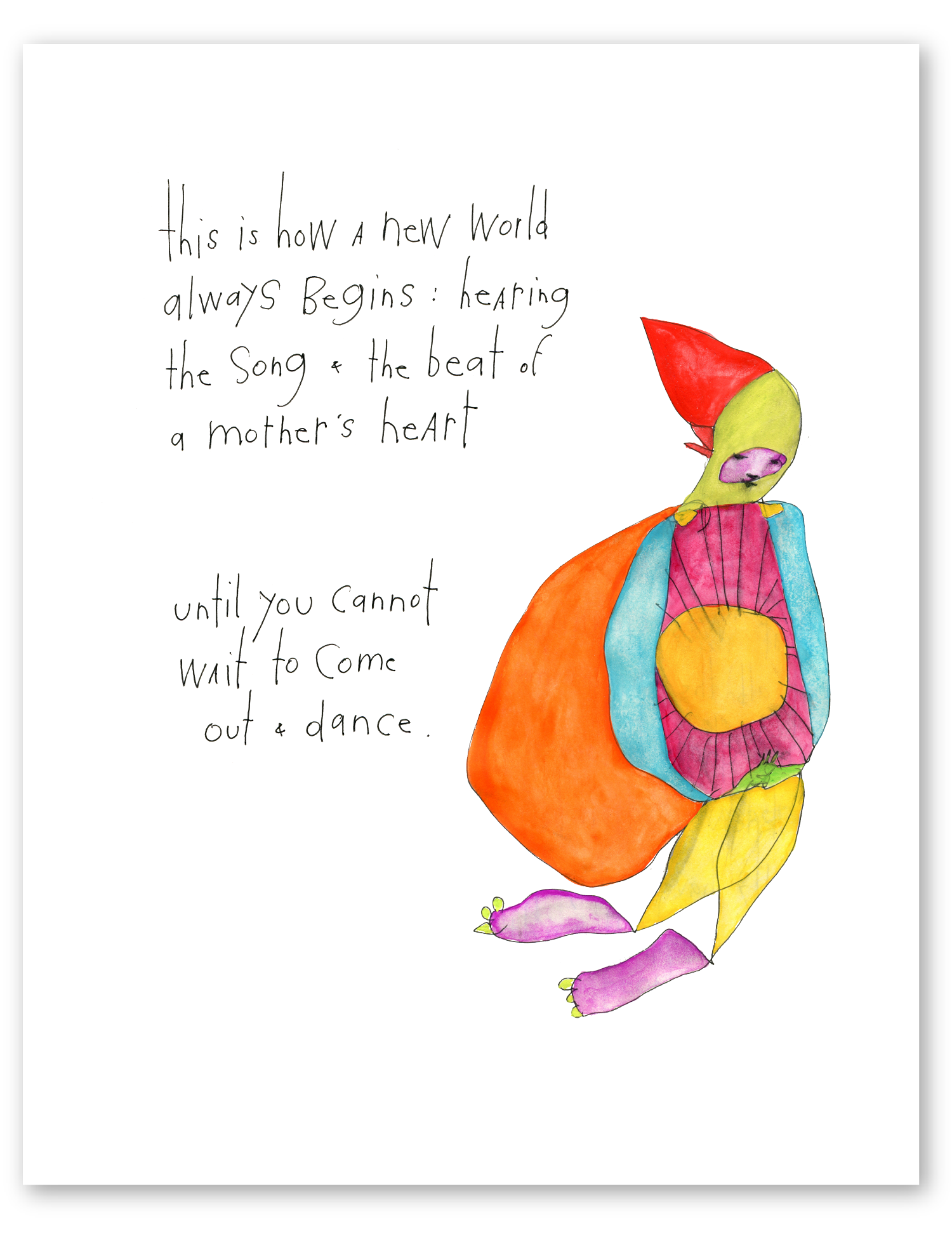 a mother's song art print