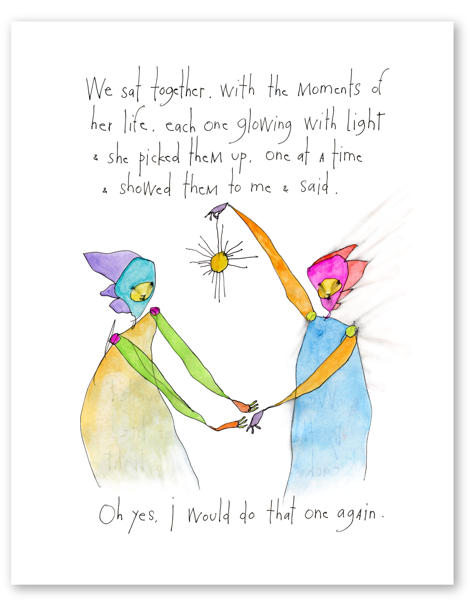 no regrets art print