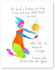 one thing art print